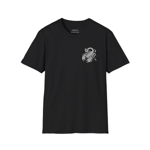 T-Shirt Scorpione Tribale – Minimal Zodiac Graphic Tee